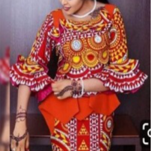 Latest-Ankara party dress